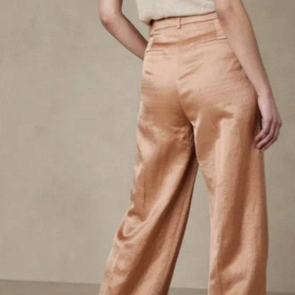 STRAIGHT SATIN PANT from BR